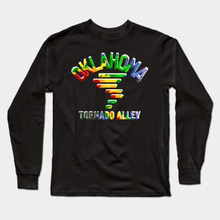 OKLAHOMA WEATHER TORNADO ALLEY Long Sleeve T-Shirt